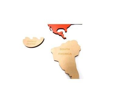 Puzzle Carte du monde Les continents