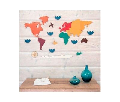 Puzzle Carte du monde Les continents