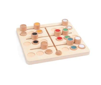 Jogo deslizante Combinao de texturas