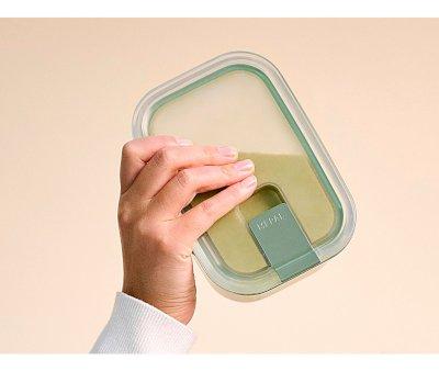 Glass Lunch Box Easyclip 450ml Nordic Sage