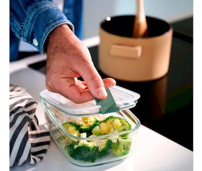 Glass Lunch Box Easyclip 450ml Nordic Sage