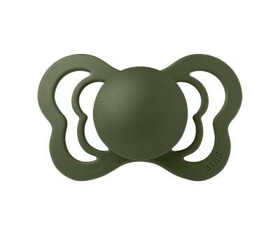 2 chupetas de ltex BIBS Couture Dark Oak/Hunter Green