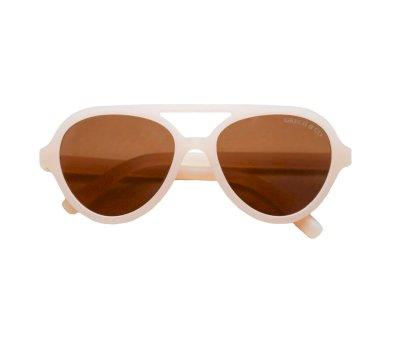 Aviator Polarized Sunglasses Creamy White (Ages 9-14)