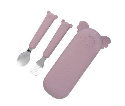 Set de couverts Koala Zoe Mauve