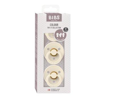 Pack 3 Pezzi BIBS Try-it Collection Ivory