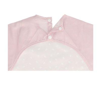 Babete com Mangas Leaves Pink