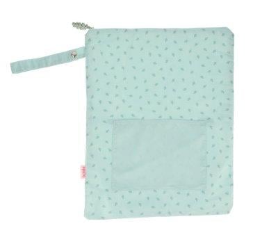 Bolsa grande Leaves impermevel Sage Personalizvel