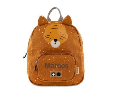 Mochila Trixie PEQUEA Mr. Tiger Personalizable