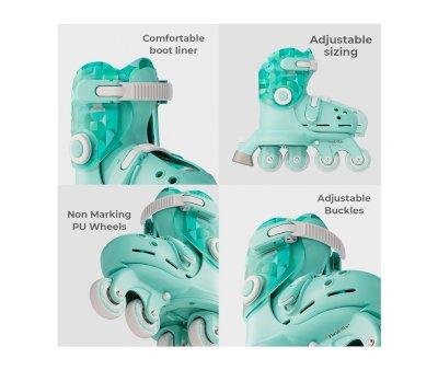 Pattini Twista Turchese T.24-28 Yvolution