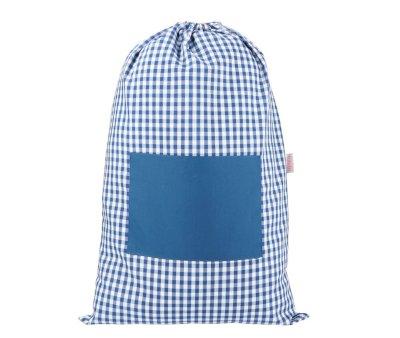 Dark Blue Vichy Personalized Change Bag