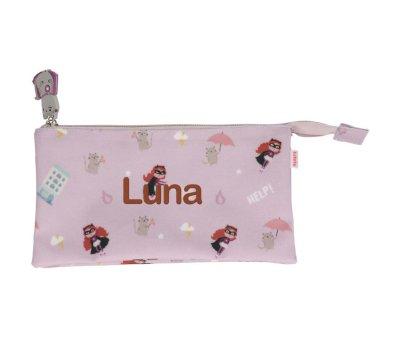 Estojo 3 compartimentos personalizvel  Fantastic Girl