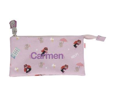 Estojo 3 compartimentos personalizvel  Fantastic Girl