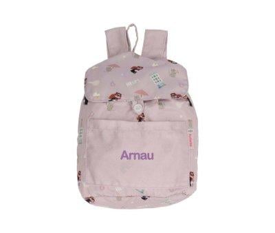 Petit Sac  Dos Tissu Fantastic Girl Personnalisable
