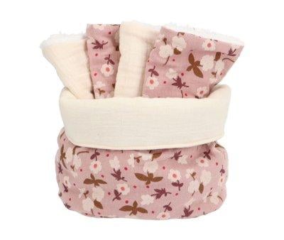 Basket with Personalized Hanami Bib