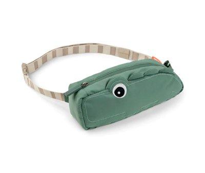 Sac  bandoulire rembourr Croco Green personnalisable