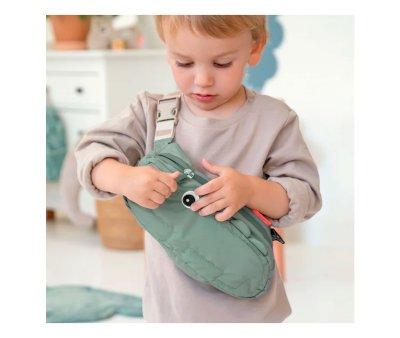 Sac  bandoulire rembourr Croco Green personnalisable