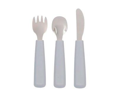 Set 3 Cubiertos Feedie Gris