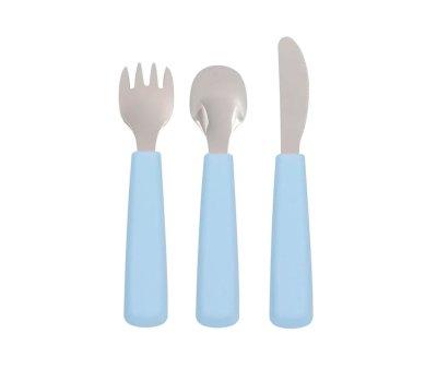 Set 3 Cubiertos Feedie Azul Empolvado