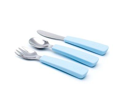 Set 3 Cubiertos Feedie Azul Empolvado