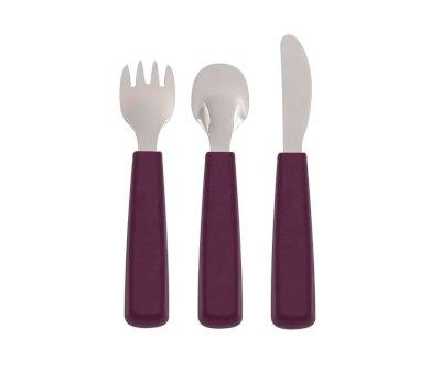 Set 3 Cubiertos Feedie Plum