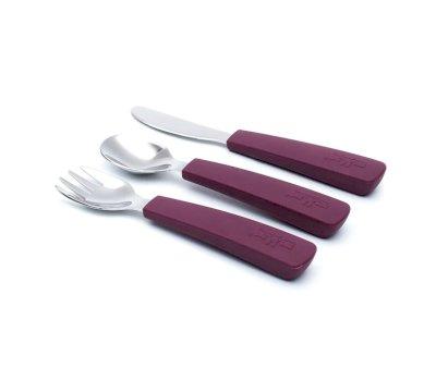 Set 3 Cubiertos Feedie Plum