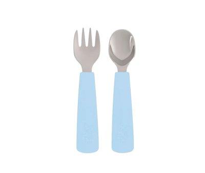 Set 2 Cubiertos Feedie Azul Empolvado