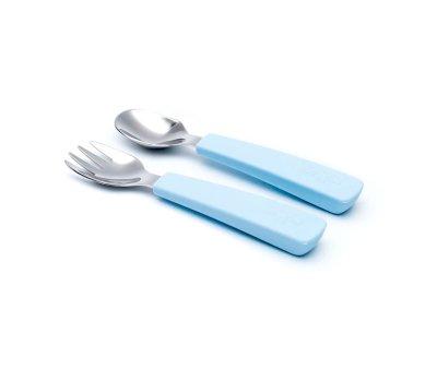 Set 2 Cubiertos Feedie Azul Empolvado