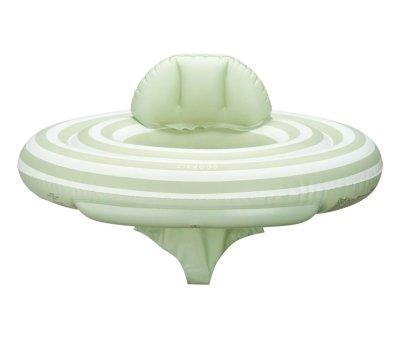 Anillo de Natacin para Beb Stripe Dusty Mint /Creme de la Creme