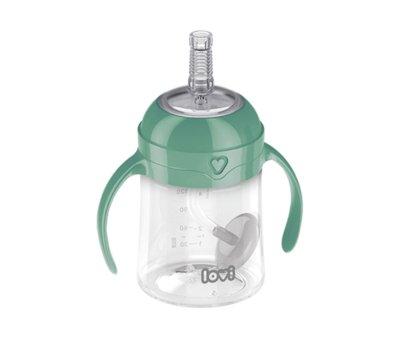 Copo Verde First Lovi  com bico