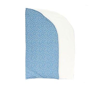 Blue Mini Star Swaddle Blanket (Personalised)