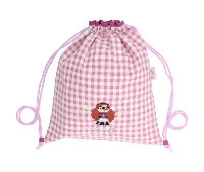 Vichy Drawstring Backpack Fantastic Girl Personalised
