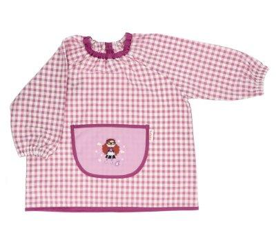Smock Lola with Central Pocket Vichy Fantastic Girl Personalised