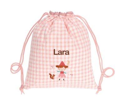 Vichy Wild Fairies Personalised Drawstring Backpack