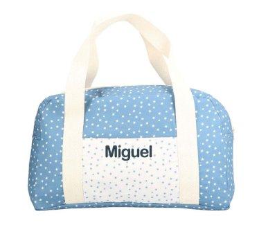 Mini Star Blue Personalised Sports Bag
