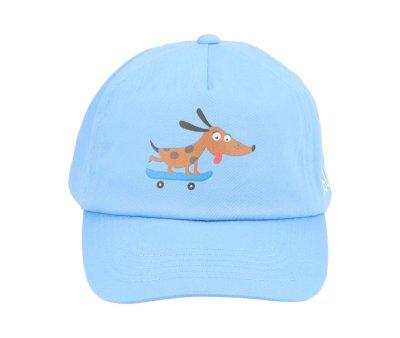 Gorra con Visera Junior Azul Skater Dog Personalizada
