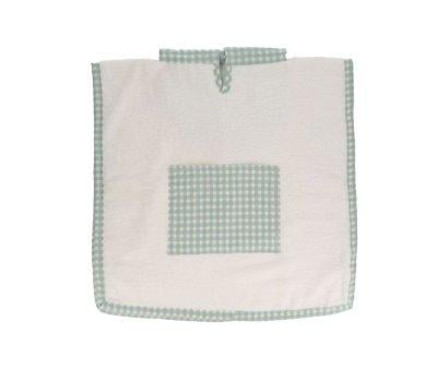 Poncho Vichy Green Personalised