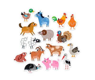 Puzzle Progressive Farm Animals