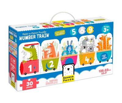Puzzle  Make a Match Number Train
