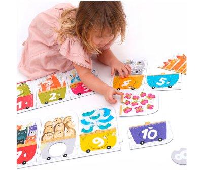 Puzzle  Make a Match Number Train