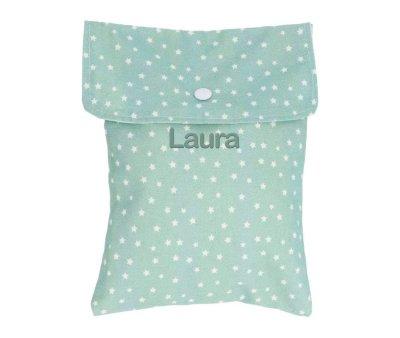 Mini Star Green Diaper Bag Personalised