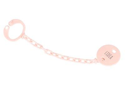 Porta chupetas personalizvel Rosa Light