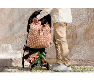 Hyde Park Terracotta Checks Storage Bag