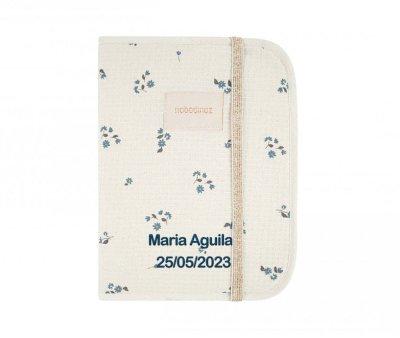 Document Holder Poema Honey Comb Lily Blue Personalised