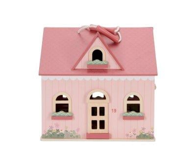 Casa de Muecas de Madera Portable
