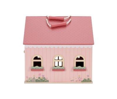 Casa de Muecas de Madera Portable