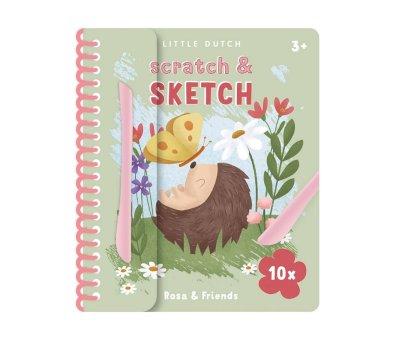Libro de Rascar Rosa & Friends