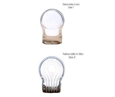 2 chupetas de silicone BIBS Couture Desert Sand/Sunshine