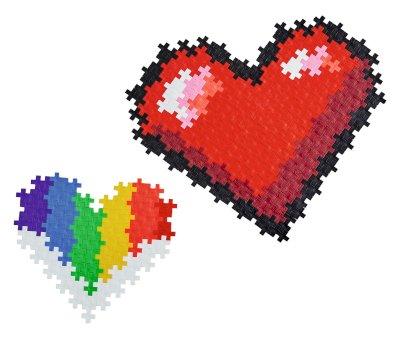 Puzzle con Nmeros Corazones