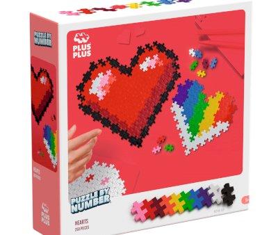 Puzzle con Nmeros Corazones