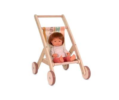 Passeggino Bambole in Legno Miniland Dolls